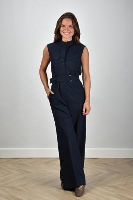 Weekend Max Mara jumpsuit Berta 002 navy