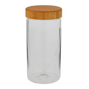 Voorraadpot met bamboe deksel - 1.1 liter
