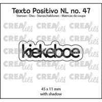 Crealies • texto positivo nl dies kiekeboe