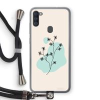 Love your petals: Samsung Galaxy A11 Transparant Hoesje met koord Love your petals: Samsung Galaxy A11 Transparant Hoesje met koord