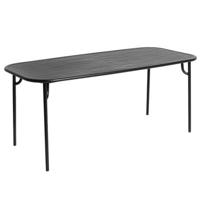 Petite Friture Week-end tuintafel 180x85 Black