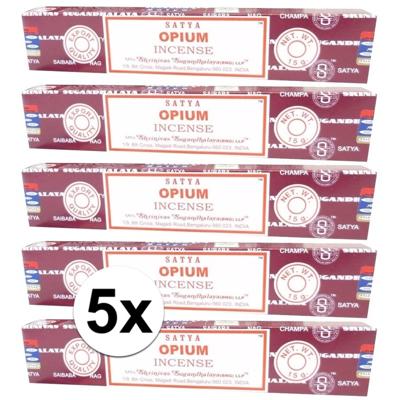 Satya Nag Champa wierook stokjes - Opium - 100x - 15 gram