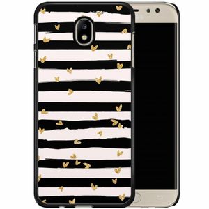 Samsung Galaxy J3 2017 hoesje - Hart streepjes