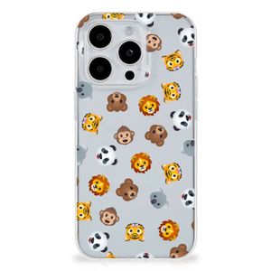 TPU bumper voor iPhone 15 Pro Max Dieren Emojis