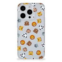 TPU bumper voor iPhone 15 Pro Max Dieren Emojis - thumbnail