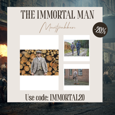 Maatpak Voor Heren | 3-delig Pak | Bruin Premium Tweed | Arthur Shelby | Peaky Blinders | Peaky Blinders