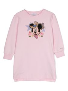 Monnalisa robe à imprimé Minnie - Rose