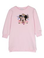 Monnalisa robe à imprimé Minnie - Rose