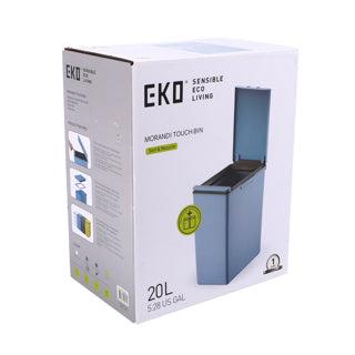 EKO morandi afvalemmer 20l blauw touch