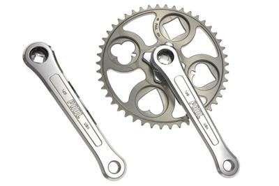 Paul Royal Flush 48T Crankset - Zilver
