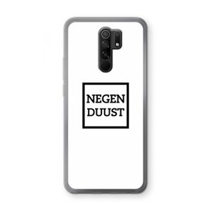 Negenduust vierkant: Xiaomi Redmi 9 Transparant Hoesje