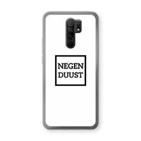 Negenduust vierkant: Xiaomi Redmi 9 Transparant Hoesje