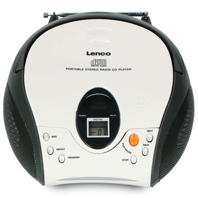 LENCO SCD-24 white - Draagbare stereo FM radio met CD-speler - Wit LENCO SCD-24 white - Draagbare stereo FM radio met CD-speler - Wit