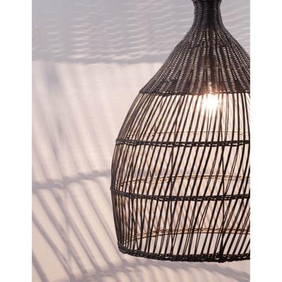 Lyora Grijze hanglampDestin rotan Ø 42cm - 9586702
