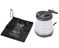 Adler AD 1279 waterkoker 0,6 l 750 W Zwart, Wit