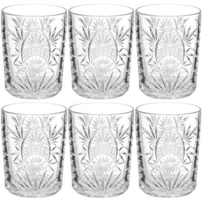 Secret de Gourmet Water/sap glazen - 6x stuks - 350 ml - Ayla - Drinkglazen - Waterglazen