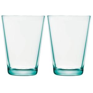 IITTALA - Kartio - Glas 0,40l watergroen set/2