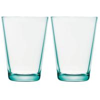 IITTALA - Kartio - Glas 0,40l watergroen set/2
