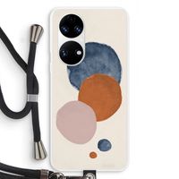 Geo #4: Huawei P50 Transparant Hoesje met koord Geo #4: Huawei P50 Transparant Hoesje met koord