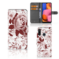 Hoesje Samsung Galaxy A20s Watercolor Flowers