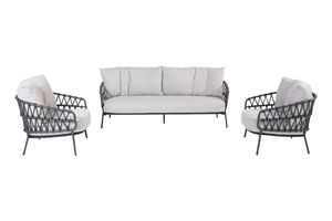 4 Seasons Calpi stoel-bank loungeset - 3-delig