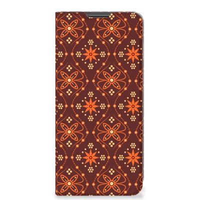 Motorola Moto G22 | Hoesje met Magneet | Batik Brown