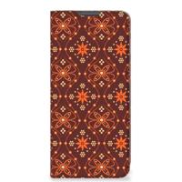 Motorola Moto G22 | Hoesje met Magneet | Batik Brown