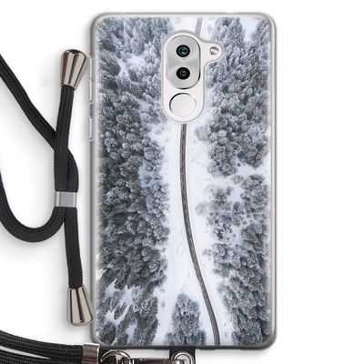 Snøfall: Honor 6X Transparant Hoesje met koord
