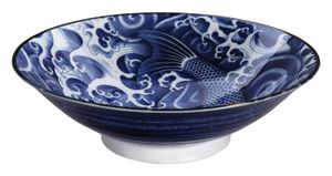 Tokyo Design Studio - Japonism - Carp - Menbachi Kom - Blauw - 25.2x7.7cm