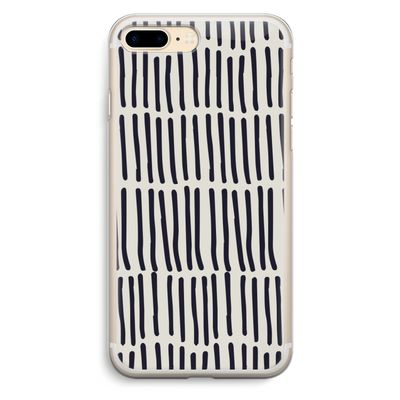 Moroccan stripes: iPhone 7 Plus Transparant Hoesje