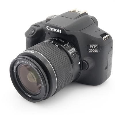 Canon EOS 2000D + EF-S 18-55mm IS II occasion