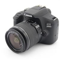 Canon EOS 2000D + EF-S 18-55mm IS II occasion