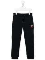 Tommy Hilfiger Junior pantalon de jogging à logo brodé - Bleu