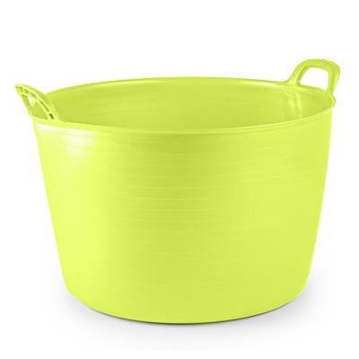 Flexibele kuip of emmer - groen - 75 liter - stevig kunststof - 58 x 55 cm - Extra groot