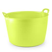 Flexibele kuip of emmer - groen - 75 liter - stevig kunststof - 58 x 55 cm - Extra groot Flexibele kuip of emmer - groen - 75 liter - stevig kunststof - 58 x 55 cm - Extra groot