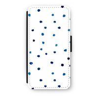 Blauwe stippen: iPhone 7 Plus Flip Hoesje