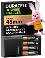 Duracell Charger Cef27 incl. 2 x AA1300 & 2x AAA750