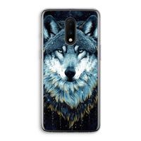 Darkness Wolf: OnePlus 7 Transparant Hoesje