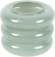 Countryfield theelichthouder glas mina 10x8cm grijs