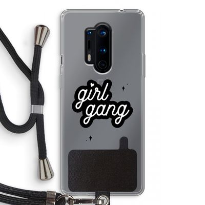 Girl Gang: OnePlus 8 Pro Transparant Hoesje met koord