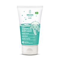 Weleda Kids Zachte Shampoo & Bodywash 2in1 Frisse Munt 150ml