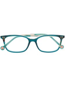 Carolina Herrera lunettes de vue à monture rectangulaire - Bleu