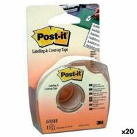 Plakband Post-it 658H Wit 25,4 mm x 17,7 m (12 Stuks) Plakband Post-it 658H Wit 25,4 mm x 17,7 m (12 Stuks)