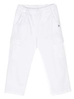 DONDUP KIDS pantalon en coton stretch à poches cargo - Blanc - thumbnail