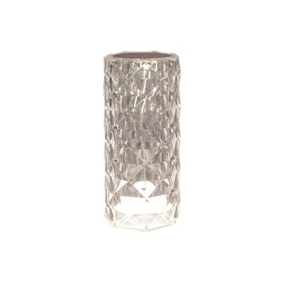 Lamp kristal led dimbaar incl. usb kabel 16x17.5 cm warm wit - Annas collection