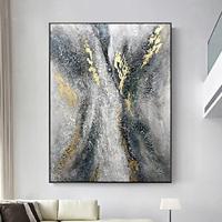 handgemaakte abstracte gouden schilderijen op canvas rijke handgeschilderde getextureerde acrylverf moderne muurkunst olieverfschilderij handgeschilderde kunstwerken schilderij voor woonkamer Lightinthebox