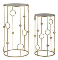 TAFELKOOI SET 2ST CM Ø 50X100-40X80