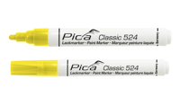 Pic A 524/44 lakmarker | 2-4mm | ronde tip | geel | 10 stuks - pi52444