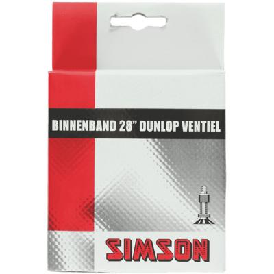 Simson binnenband 28 inch (32/37-622) dv 45 mm zwart