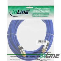 InLine 89450P audio kabel 0,5 m RCA Blauw - thumbnail